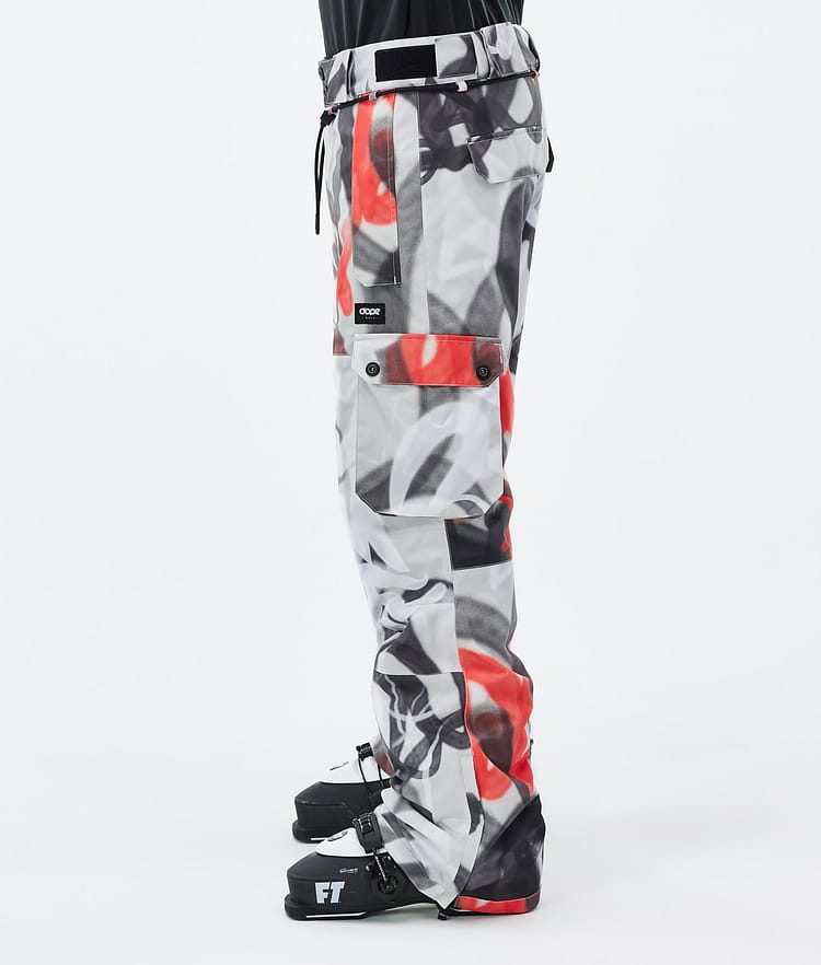 Dope Iconic Skibroek Heren Spray Black Red, Afbeelding 3 van 7