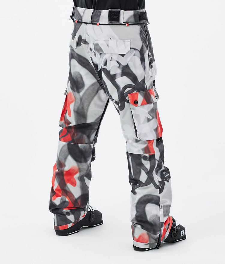 Dope Iconic Skibroek Heren Spray Black Red, Afbeelding 4 van 7