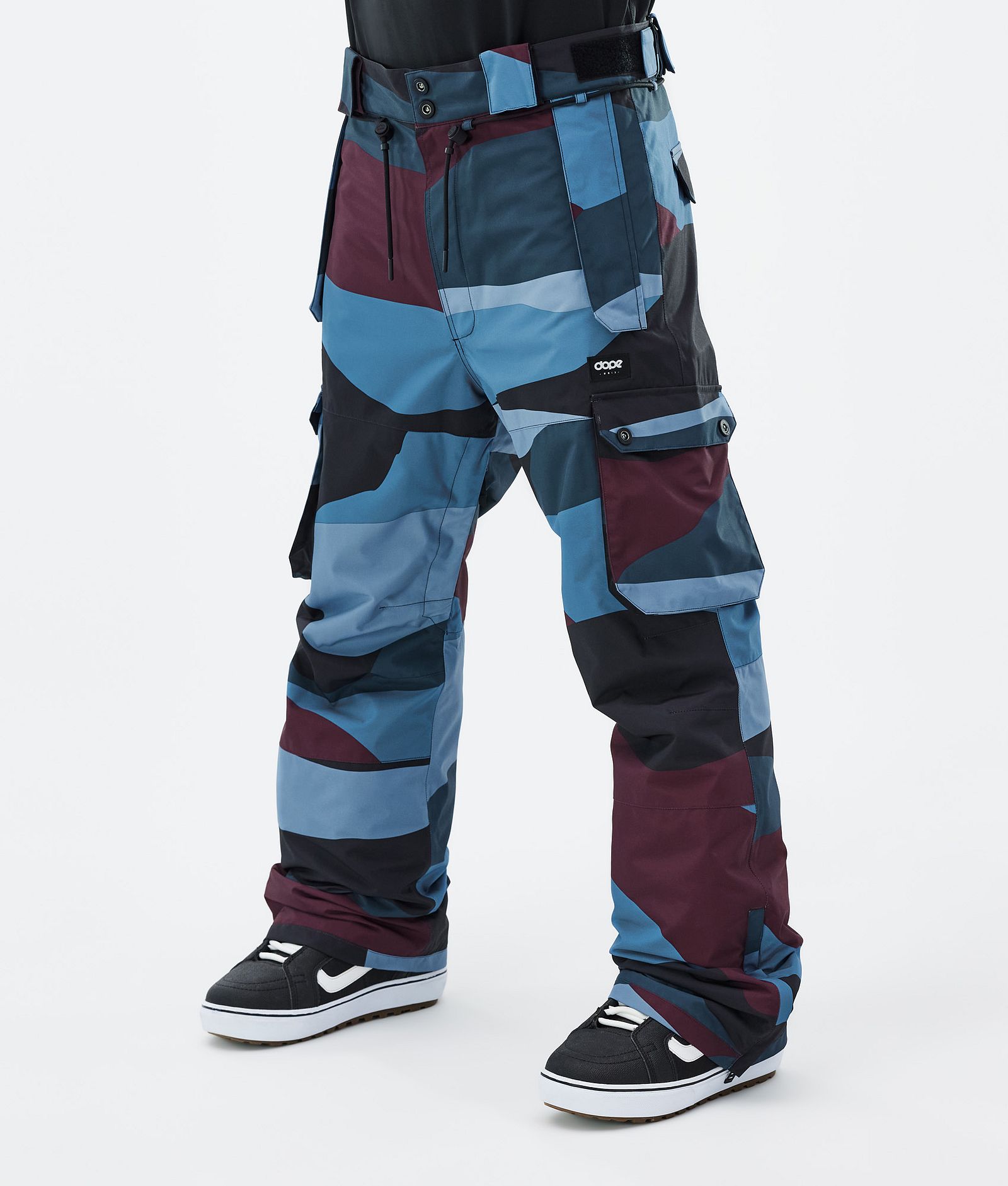 Pantaloni Uomo Pantaloni Snowboard Mimetici Code 15K Pantaloni