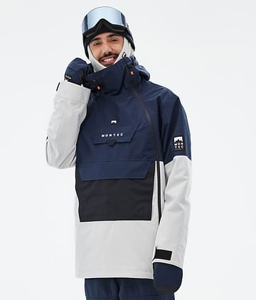 Montec Doom Kurtka Snowboardowa Dark Blue/Black/Light Grey