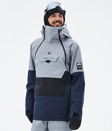Montec Doom Kurtka Snowboardowa Soft Blue/Black/Dark Blue