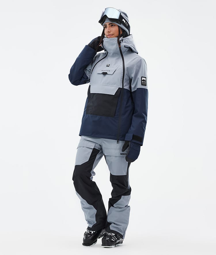 Montec Doom W Ski jas Dames Soft Blue/Black/Dark Blue, Afbeelding 2 van 10