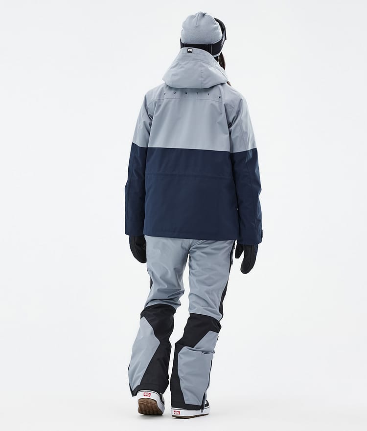 Montec Doom W Snowboard jas Dames Soft Blue/Black/Dark Blue, Afbeelding 4 van 10