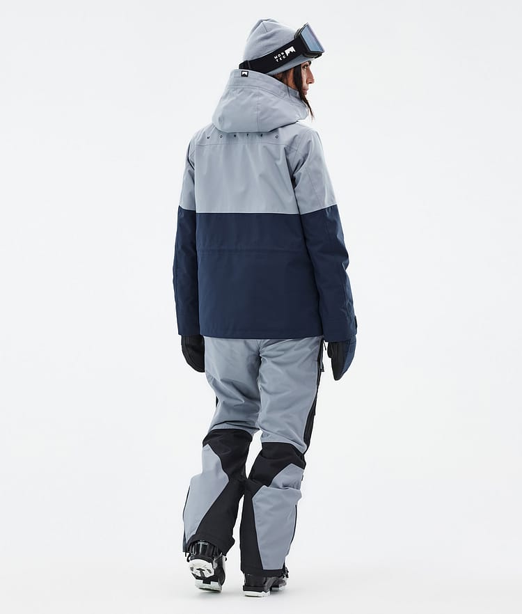 Montec Doom W Ski jas Dames Soft Blue/Black/Dark Blue, Afbeelding 4 van 10
