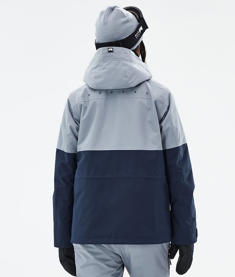 Montec Doom W Snowboard jas Dames Soft Blue/Black/Dark Blue, Afbeelding 6 van 10