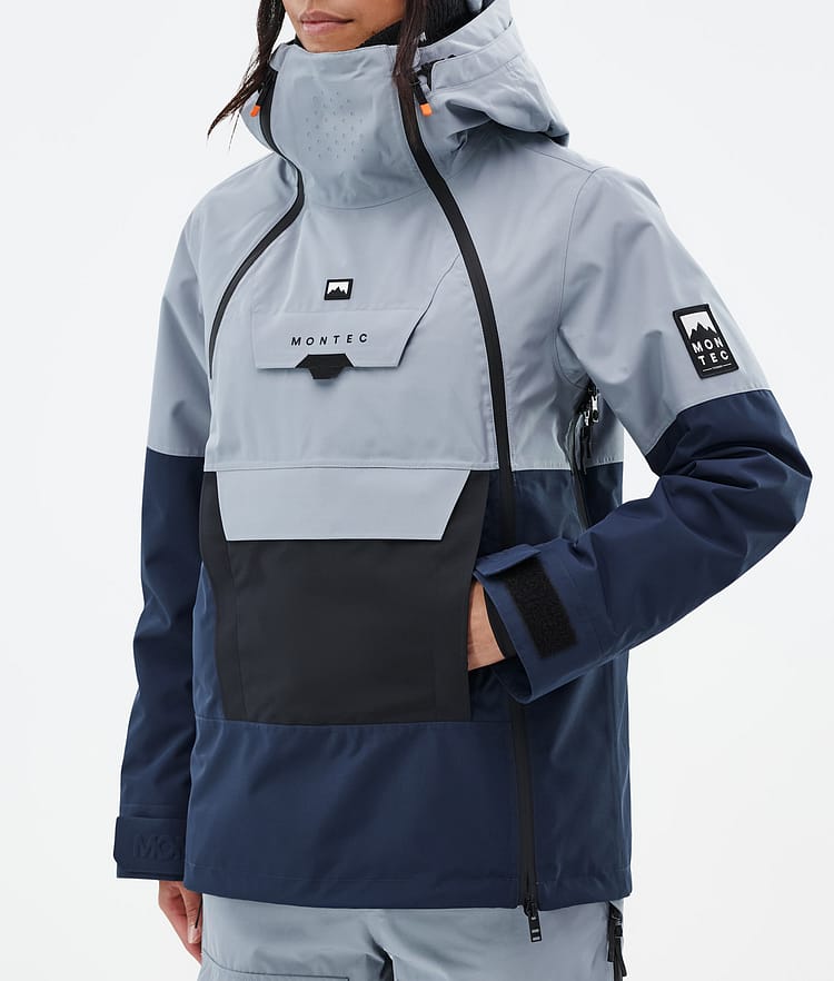 Montec Doom W Ski jas Dames Soft Blue/Black/Dark Blue, Afbeelding 7 van 10