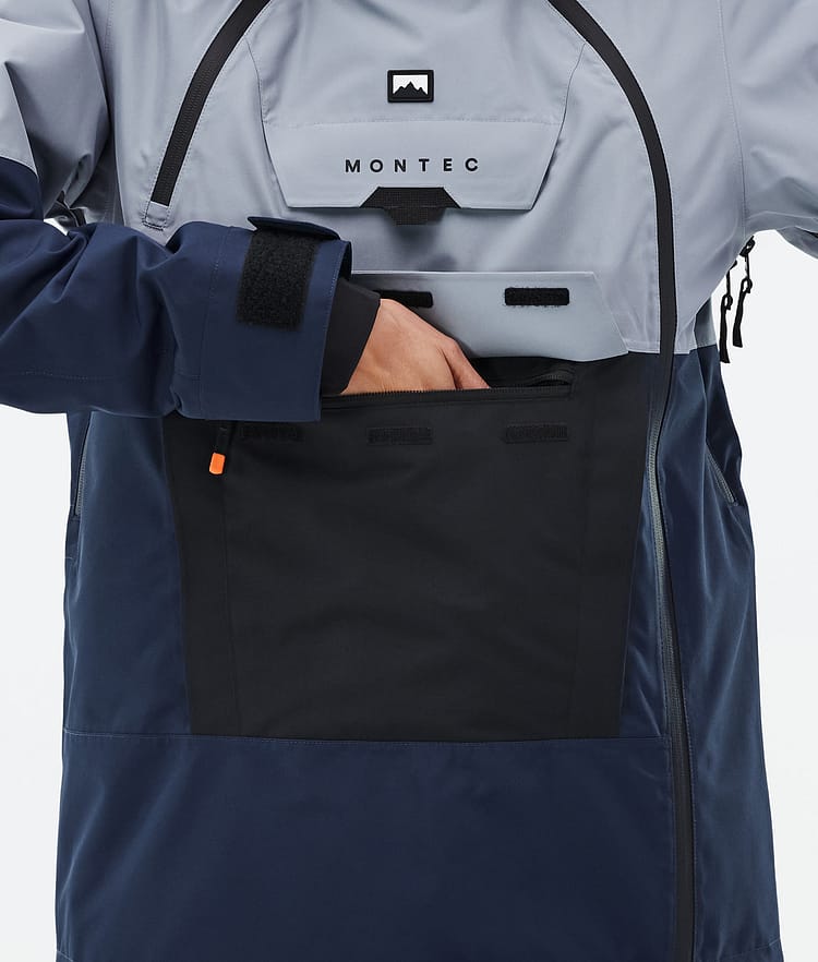 Montec Doom W Ski jas Dames Soft Blue/Black/Dark Blue, Afbeelding 8 van 10
