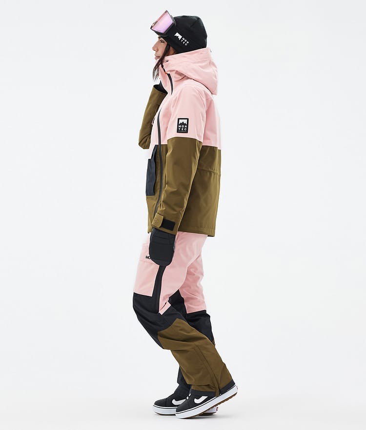 Montec Doom W Snowboard jas Dames Soft Pink/Black/Fatigue, Afbeelding 3 van 10