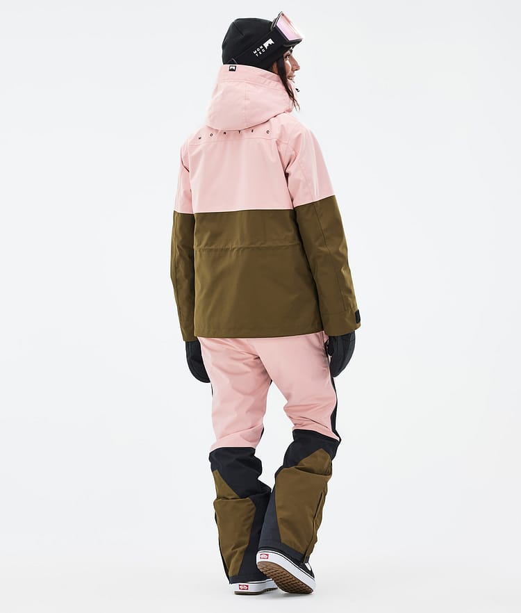 Montec Doom W Snowboard jas Dames Soft Pink/Black/Fatigue, Afbeelding 4 van 10