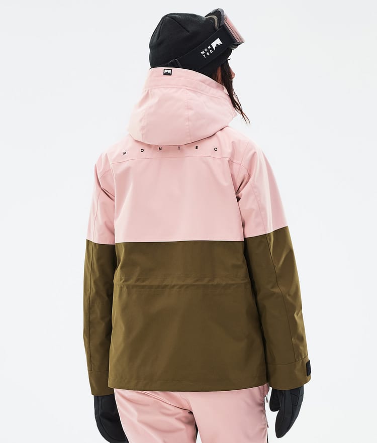 Montec Doom W Snowboard jas Dames Soft Pink/Black/Fatigue, Afbeelding 6 van 10