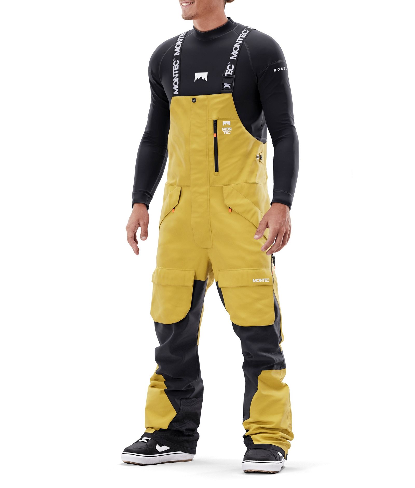 Montec Fawk Snowboard Pants Men Yellow/Black