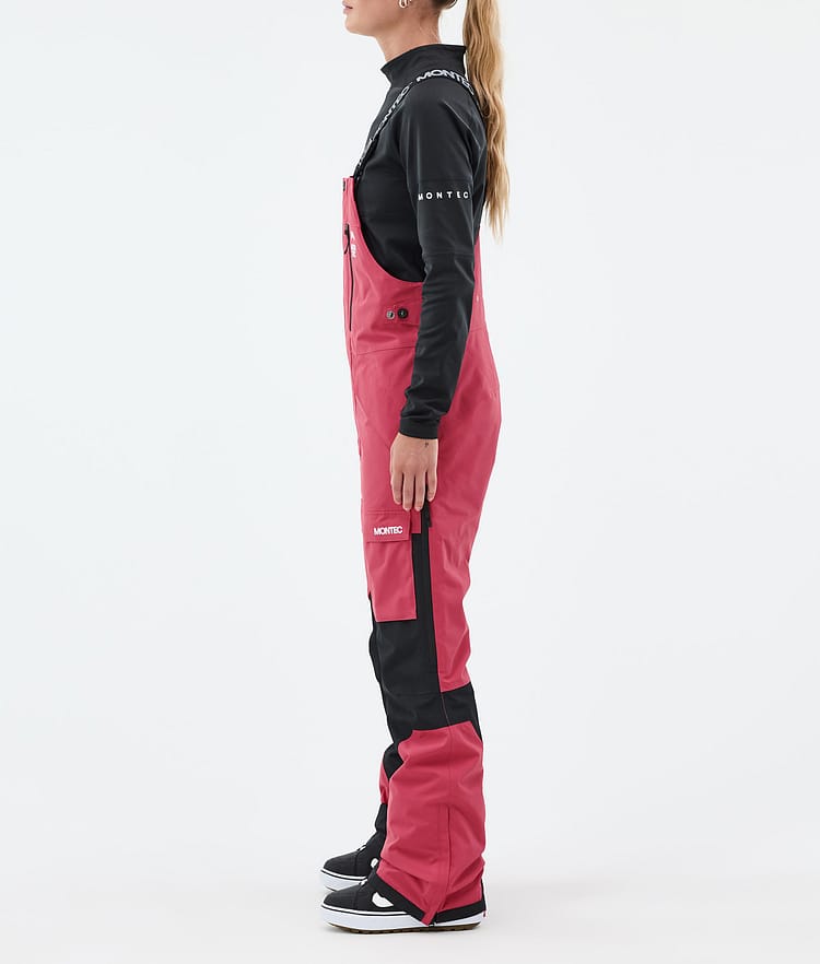 Montec Fawk W Snowboard Broek Dames Light Red/Black, Afbeelding 2 van 6