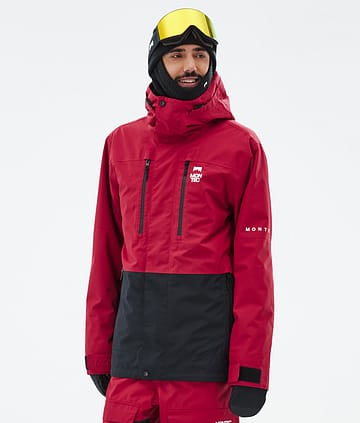 Montec Fawk Kurtka Snowboardowa Deep Red/Black