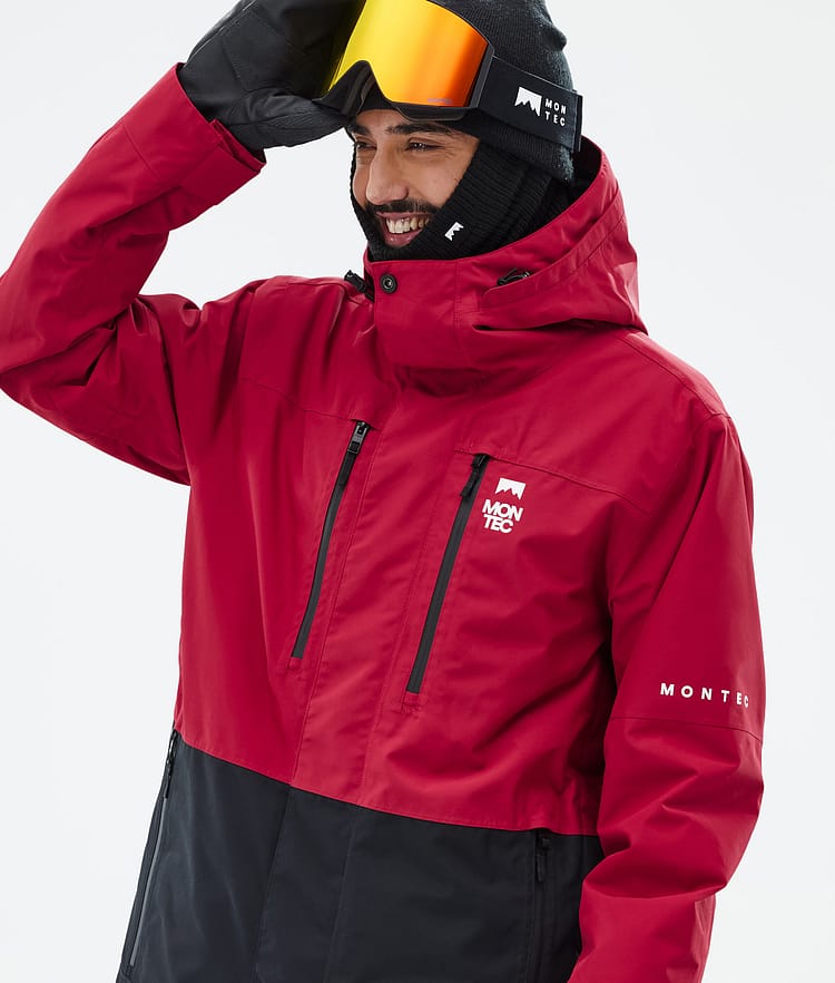 Montec Fawk Snowboard jas Heren Deep Red/Black, Afbeelding 2 van 10