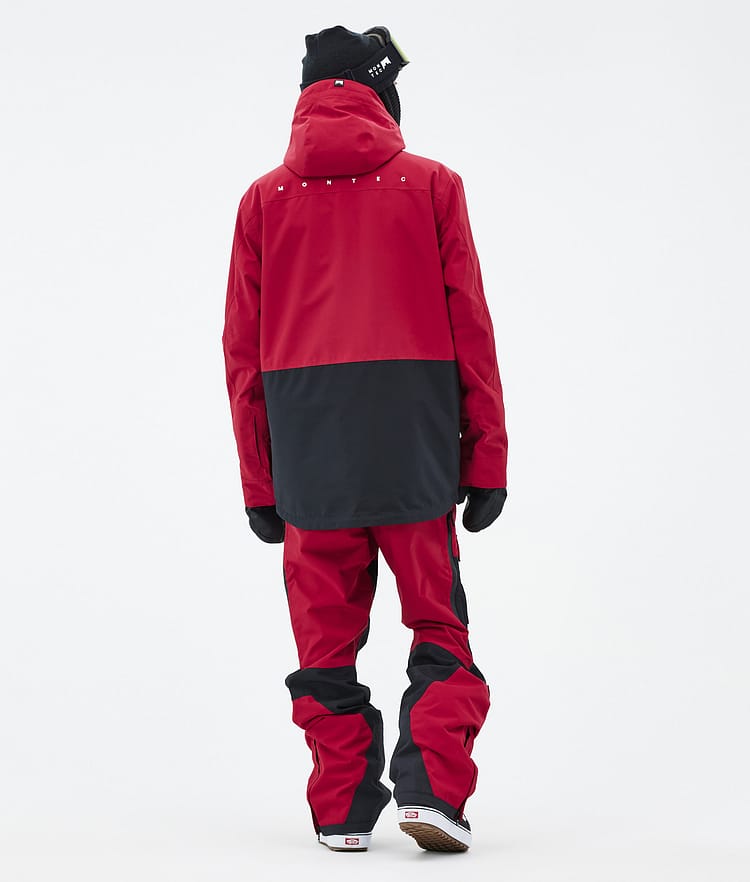 Montec Fawk Snowboard jas Heren Deep Red/Black, Afbeelding 5 van 10