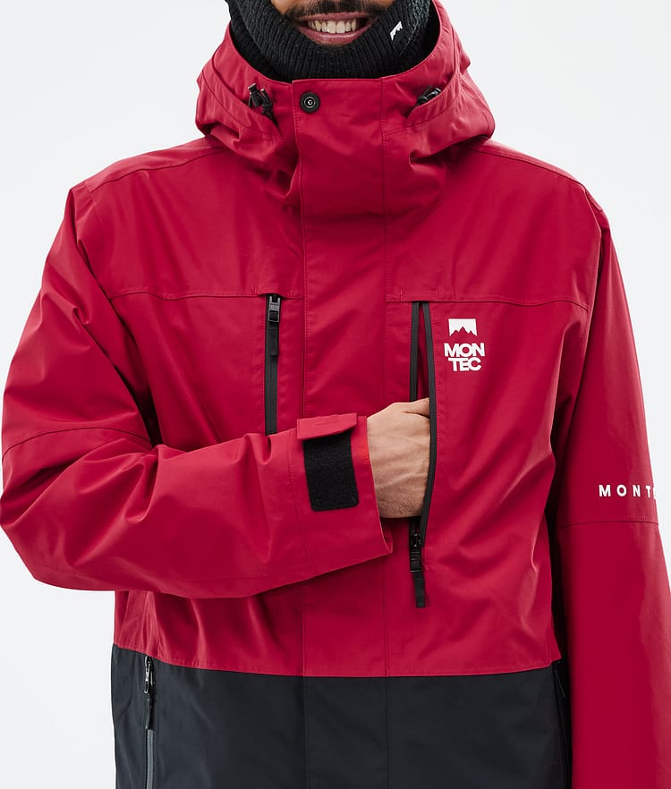 Montec Fawk Snowboard jas Heren Deep Red/Black, Afbeelding 9 van 10