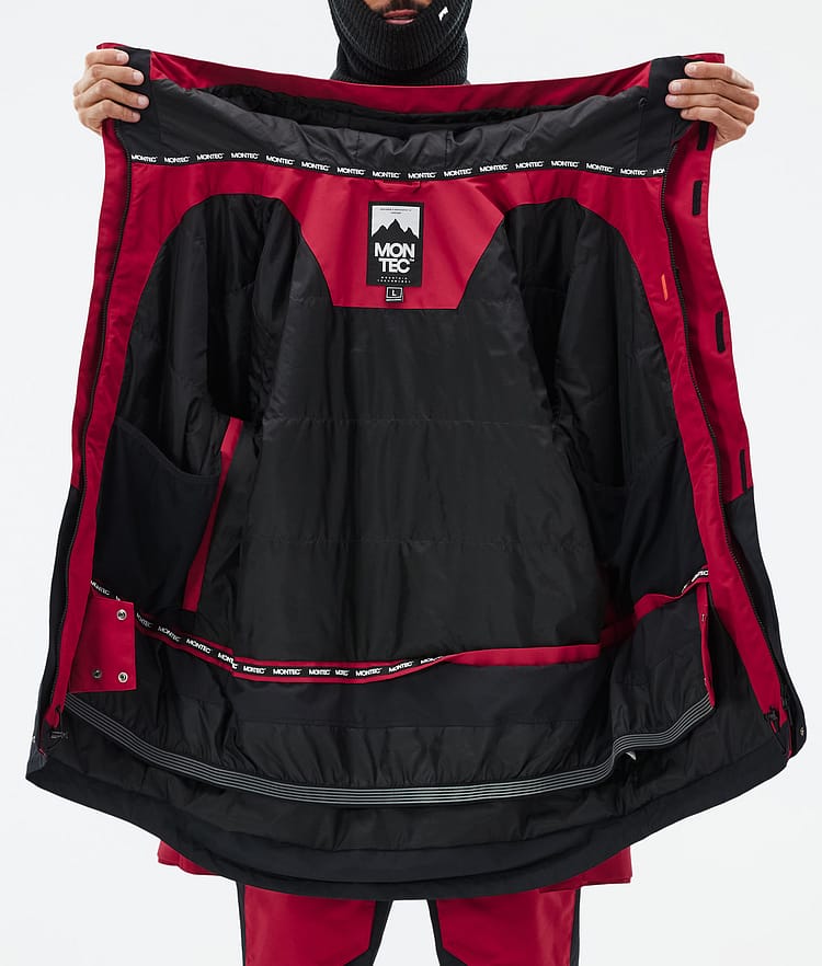 Montec Fawk Ski Jacket Men Deep Red/Black, Image 11 of 11