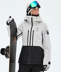 Montec Moss W Snowboard Jacket Women Light Grey/Black