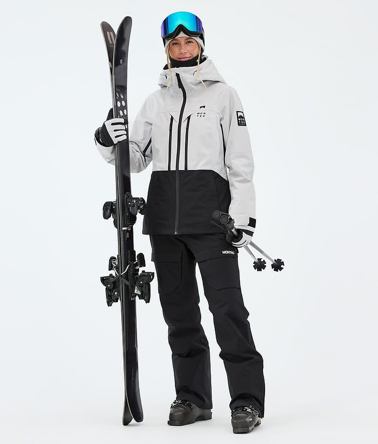 Montec Moss W Veste de Ski Femme Light Grey/Black, Image 2 of 9