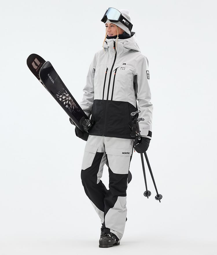 Montec Moss W Ski jas Dames Light Grey/Black, Afbeelding 3 van 10