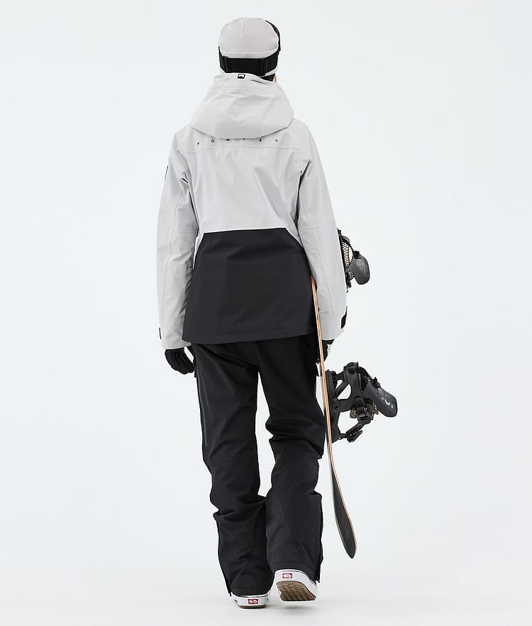 Montec Moss W Veste Snowboard Femme Light Grey/Black, Image 3 of 9