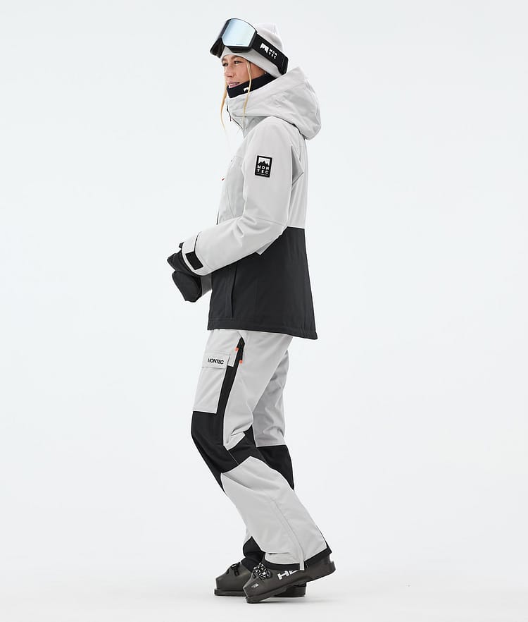 Montec Moss W Ski jas Dames Light Grey/Black, Afbeelding 4 van 10