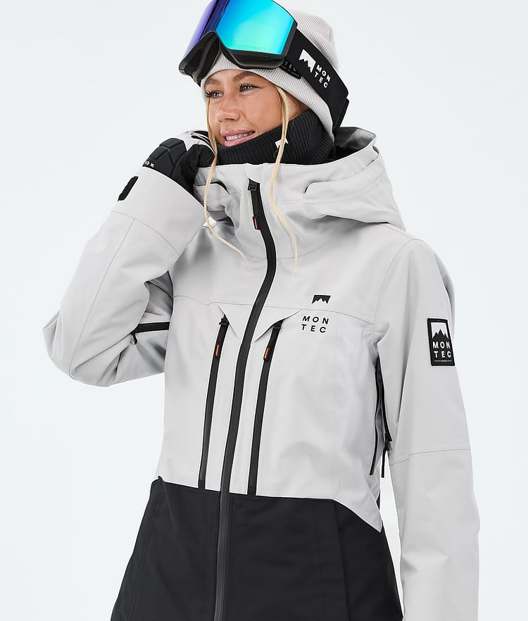 Montec Moss W Veste Snowboard Femme Light Grey/Black, Image 4 of 9