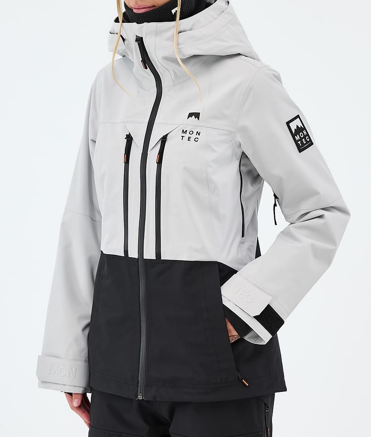 Montec Moss W Veste Snowboard Femme Light Grey/Black, Image 7 of 9
