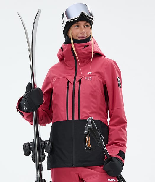 Montec Moss W Ski Jacket Women Light Red/Black