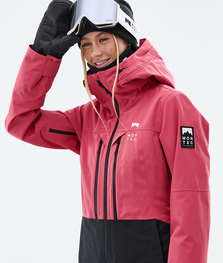 Montec Moss W Snowboard jas Dames Light Red/Black, Afbeelding 2 van 10