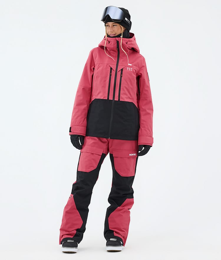 Montec Moss W Veste Snowboard Femme Light Red/Black, Image 2 of 9