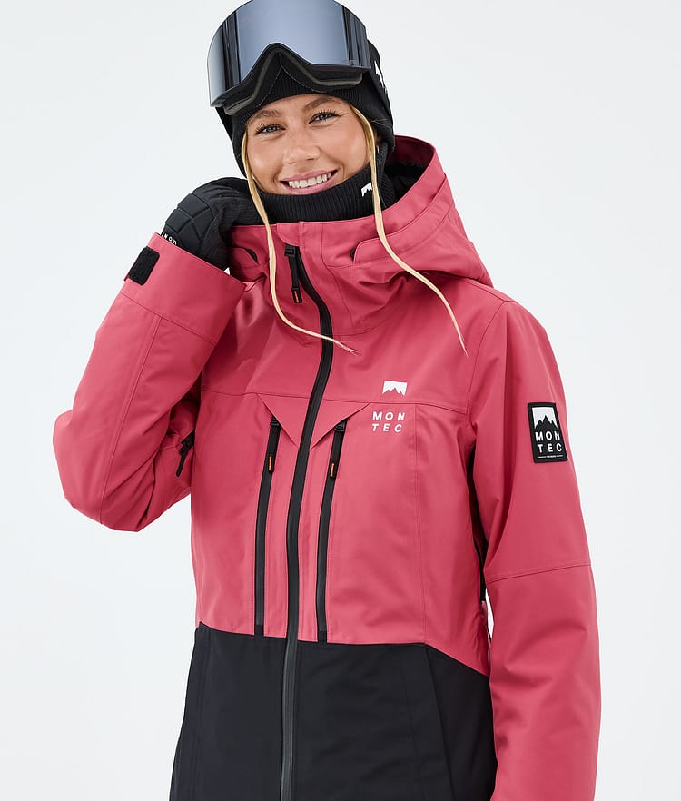 Montec Moss W Veste Snowboard Femme Light Red/Black, Image 4 of 9