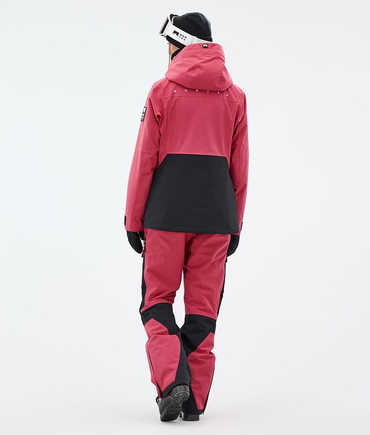 Montec Moss W Ski jas Dames Light Red/Black, Afbeelding 5 van 10
