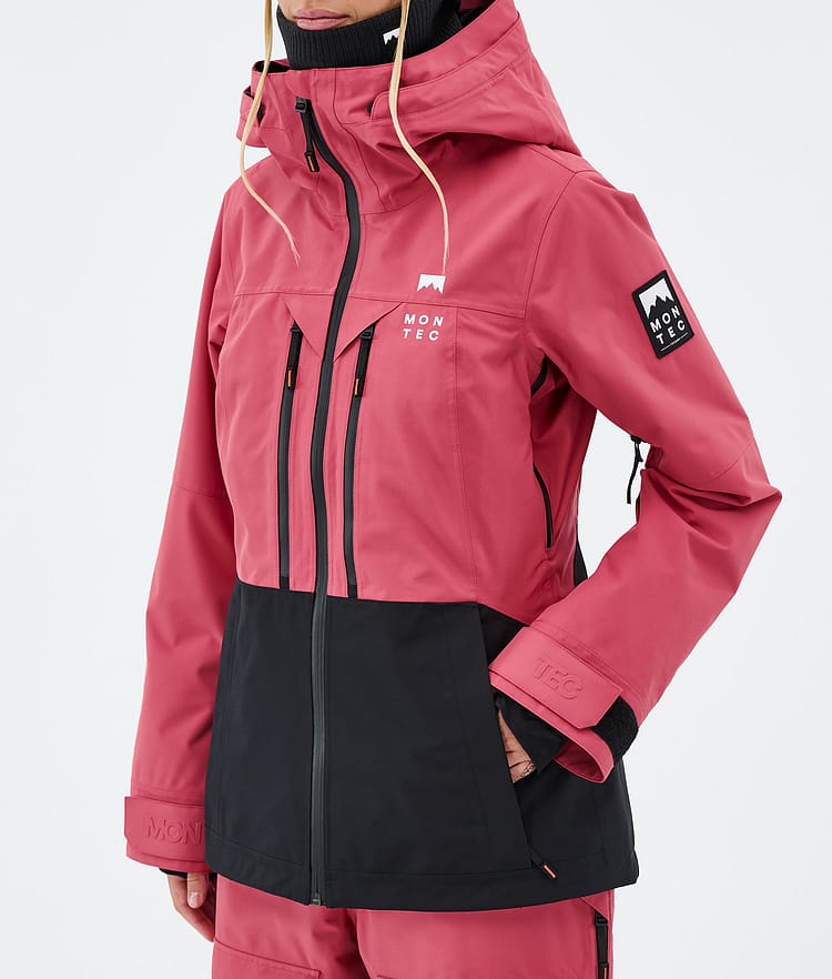 Montec Moss W Veste de Ski Femme Light Red/Black, Image 7 of 9