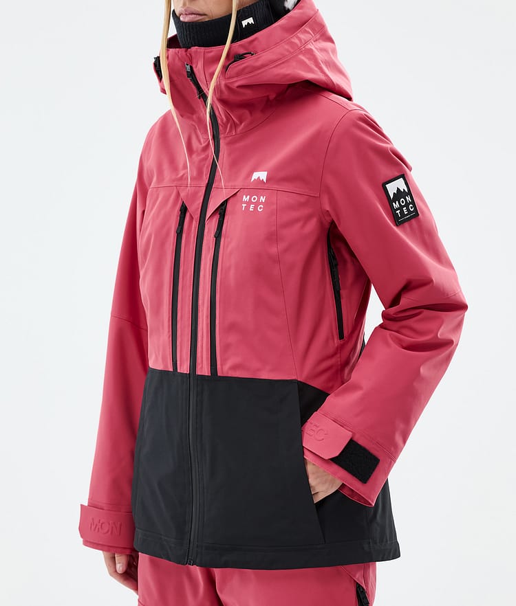Montec Moss W Ski jas Dames Light Red/Black, Afbeelding 8 van 10