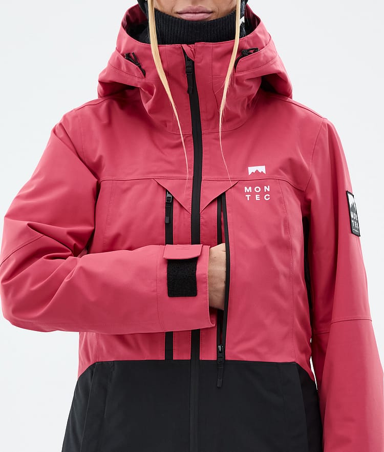 Montec Moss W Snowboard jas Dames Light Red/Black, Afbeelding 9 van 10