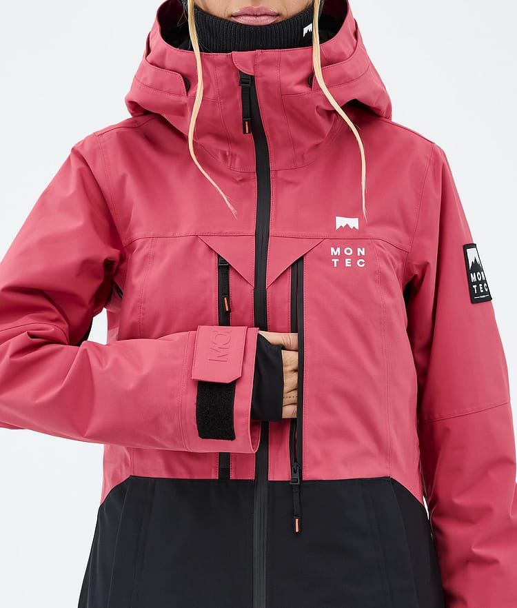 Montec Moss W Veste Snowboard Femme Light Red/Black, Image 8 of 9