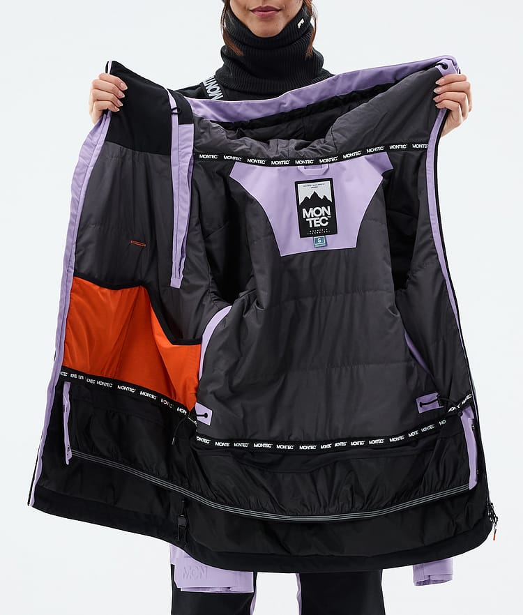 Montec Doom W Snowboard jas Dames Faded Violet/Black, Afbeelding 11 van 11