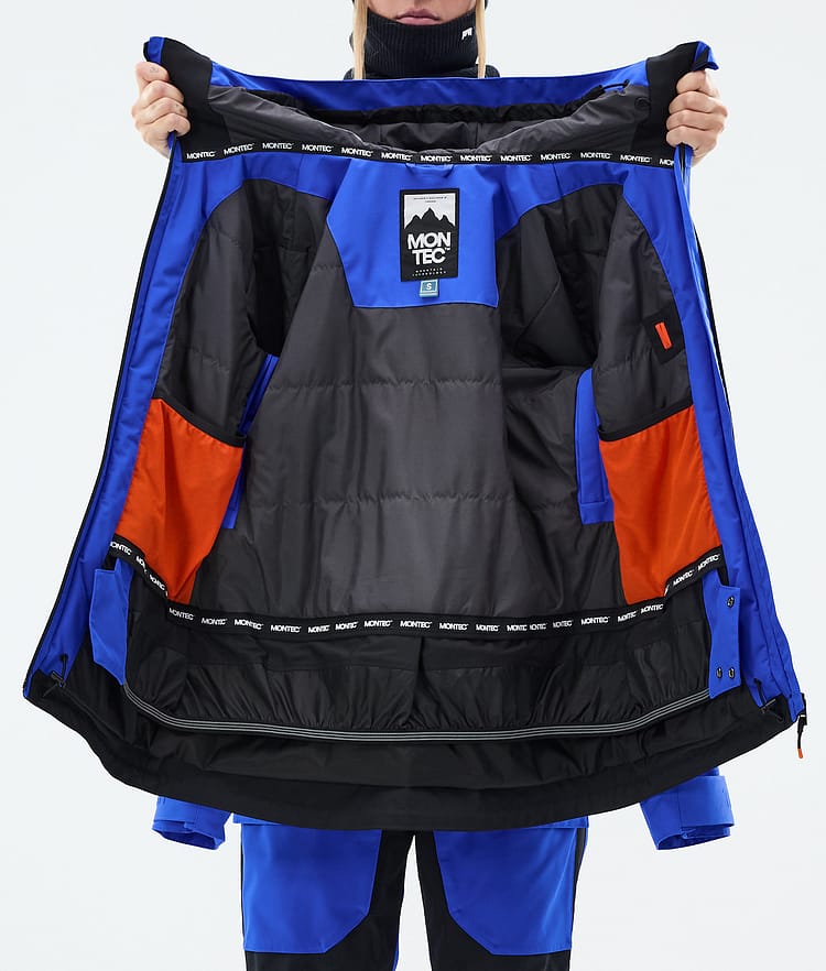 Montec Moss W Snowboard jas Dames Cobalt Blue/Black, Afbeelding 10 van 10