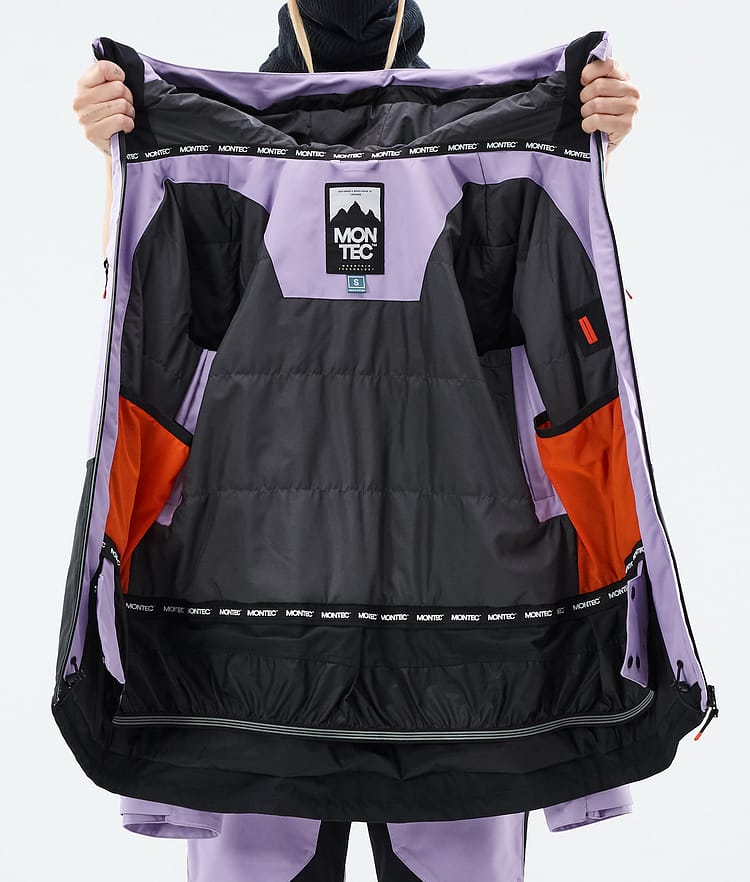Montec Moss W Snowboard jas Dames Faded Violet/Black, Afbeelding 10 van 10