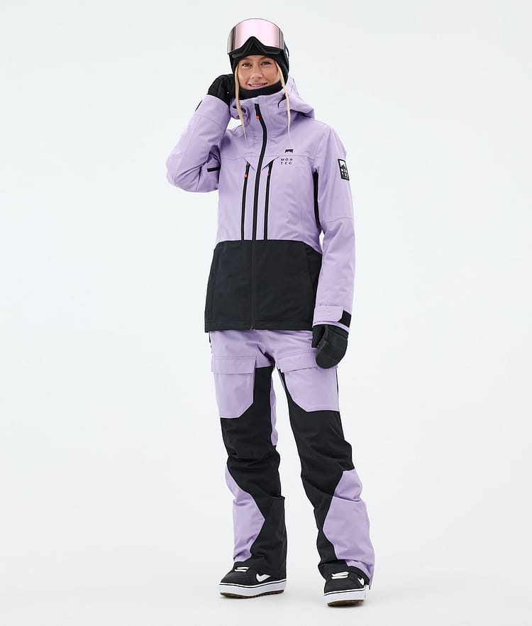 Montec Fawk W Pantalon de Snowboard Femme Faded Violet/Black, Image 3 sur 8