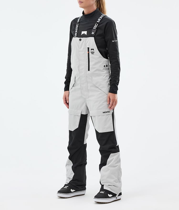 Montec Fawk W Snowboard Broek Dames Light Grey/Black, Afbeelding 1 van 7