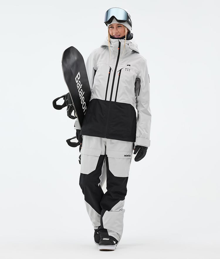 Montec Fawk W Snowboard Broek Dames Light Grey/Black, Afbeelding 2 van 7