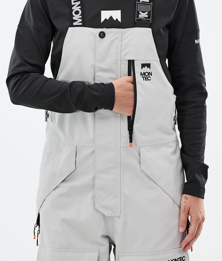 Montec Fawk W Skibroek Dames Light Grey/Black, Afbeelding 6 van 7