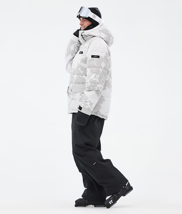 Dope Puffer Full Zip 24 Ski Jacket Men Grey Camo, Image 3 of 9