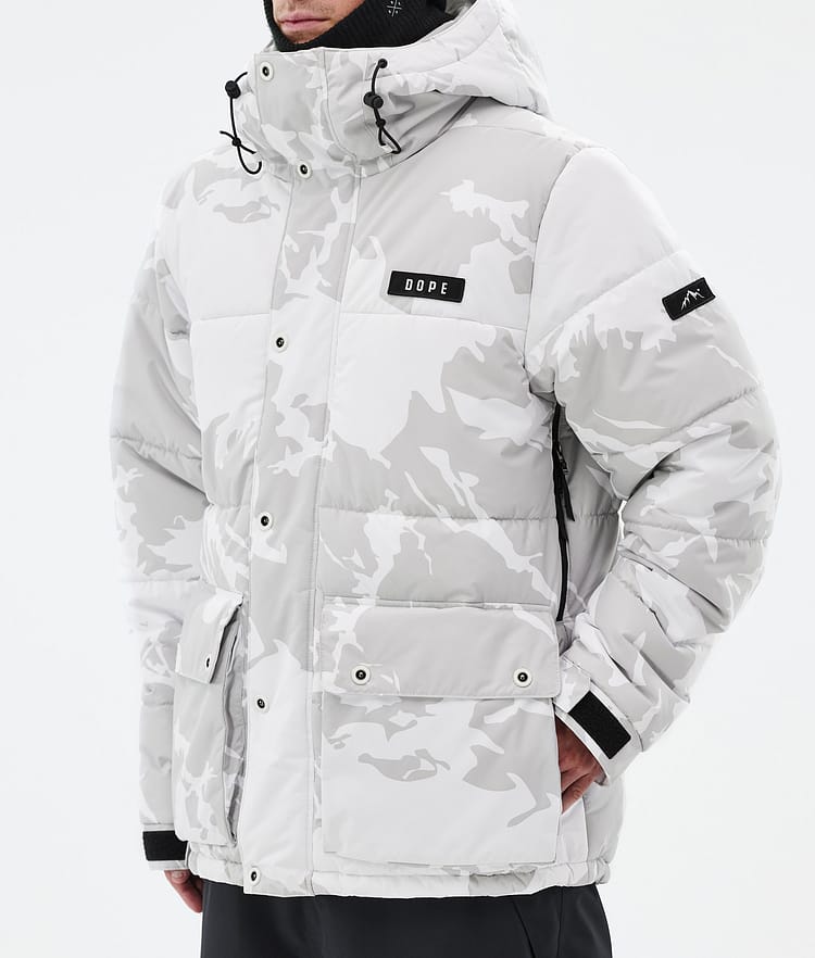 Dope Puffer Full Zip 24 Giacca Snowboard Uomo Grey Camo, Immagine 7 di 9