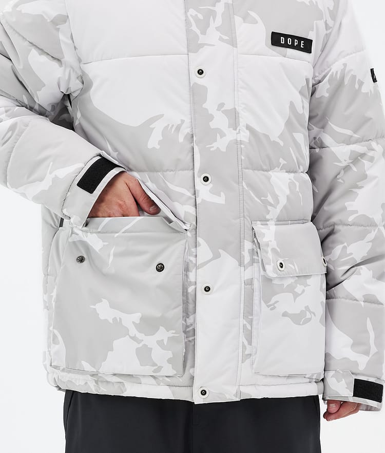 Dope Puffer Full Zip 24 Giacca Snowboard Uomo Grey Camo, Immagine 8 di 9