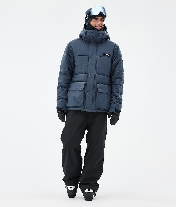 Dope Puffer Full Zip 24 Ski jas Heren Metal Blue, Afbeelding 2 van 9
