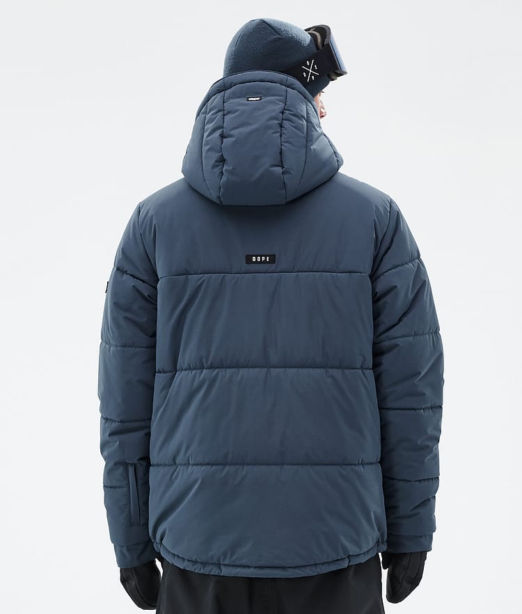 Dope Puffer Full Zip 24 Snowboard jas Heren Metal Blue, Afbeelding 6 van 9