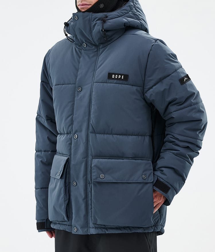 Dope Puffer Full Zip 24 Snowboard jas Heren Metal Blue, Afbeelding 7 van 9